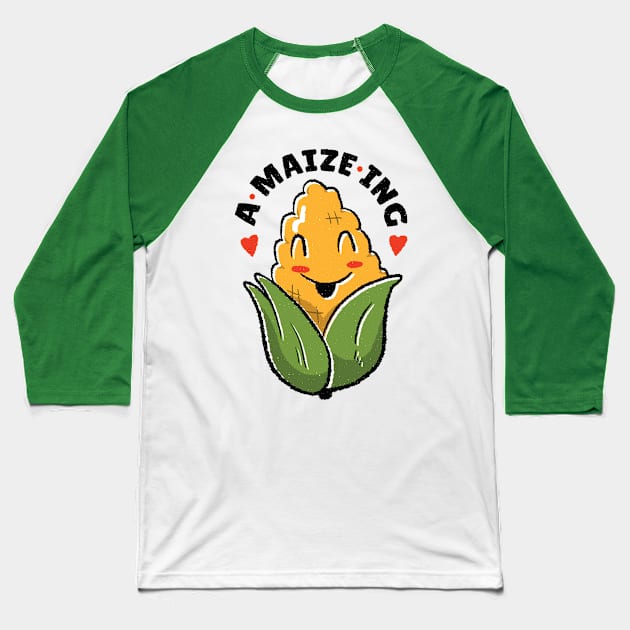 AMAZING MAIZE Baseball T-Shirt by jasebro